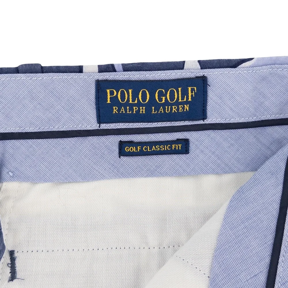 Polo Ralph Lauren Mens 33 Golf Classic Fit Shorts‎ Blue Floral Cotton Hawaiian